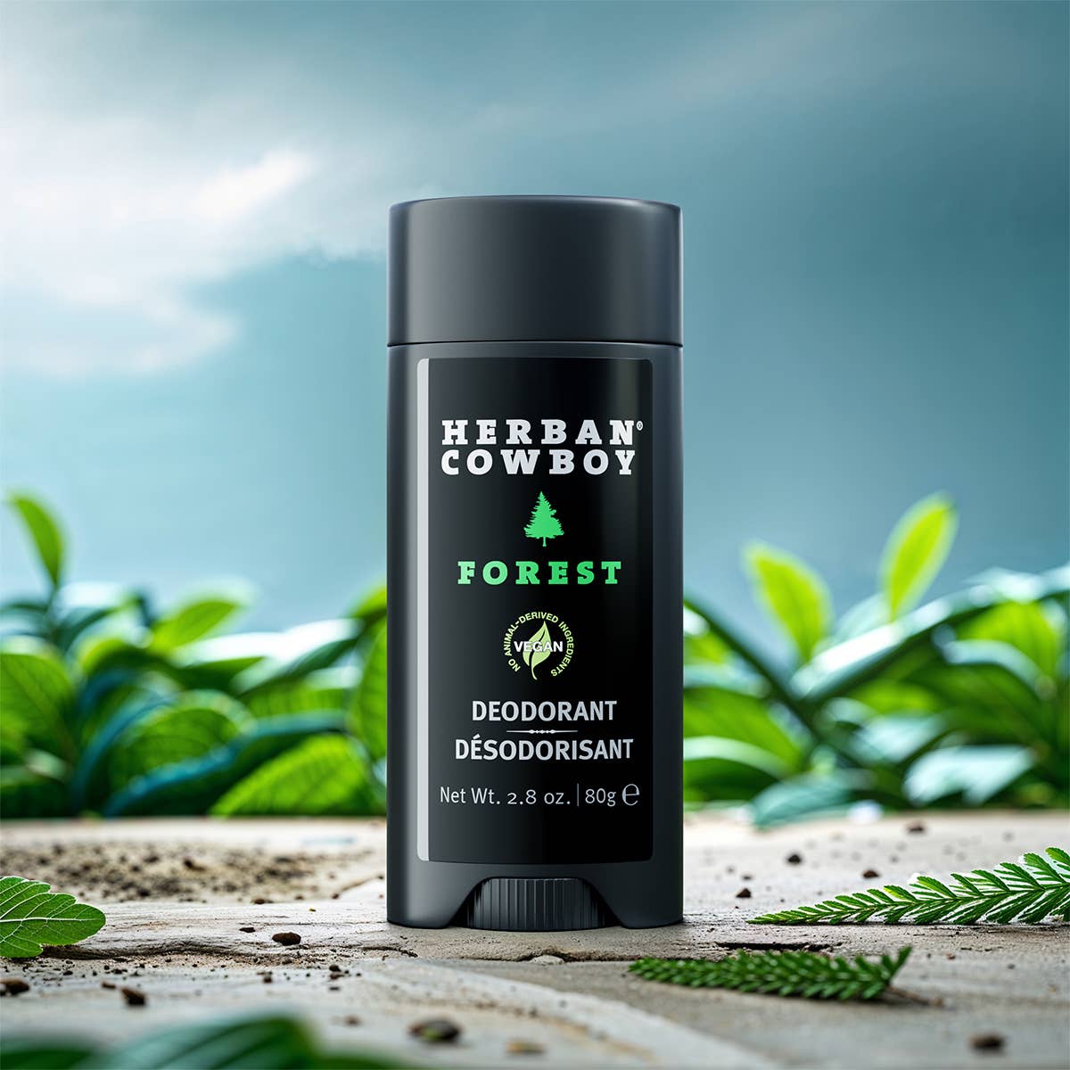 Herban Cowboy - Wholesale Deodorant - Men's - Forest Stick Deodorant 1