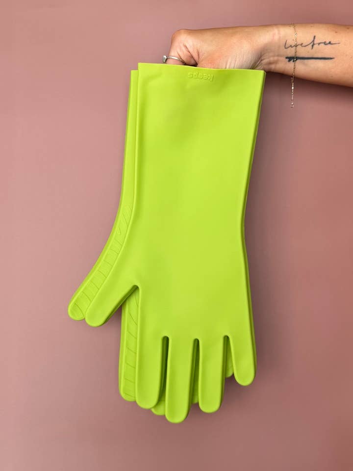 BEHOLDER ATOMISKE GRØNNE HANDSKER for engroshandel hos keeps