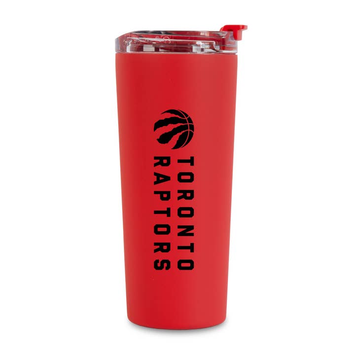Toronto Raptors Red 24oz Stainless Steel Tumbler for wholesale by Rico Industries