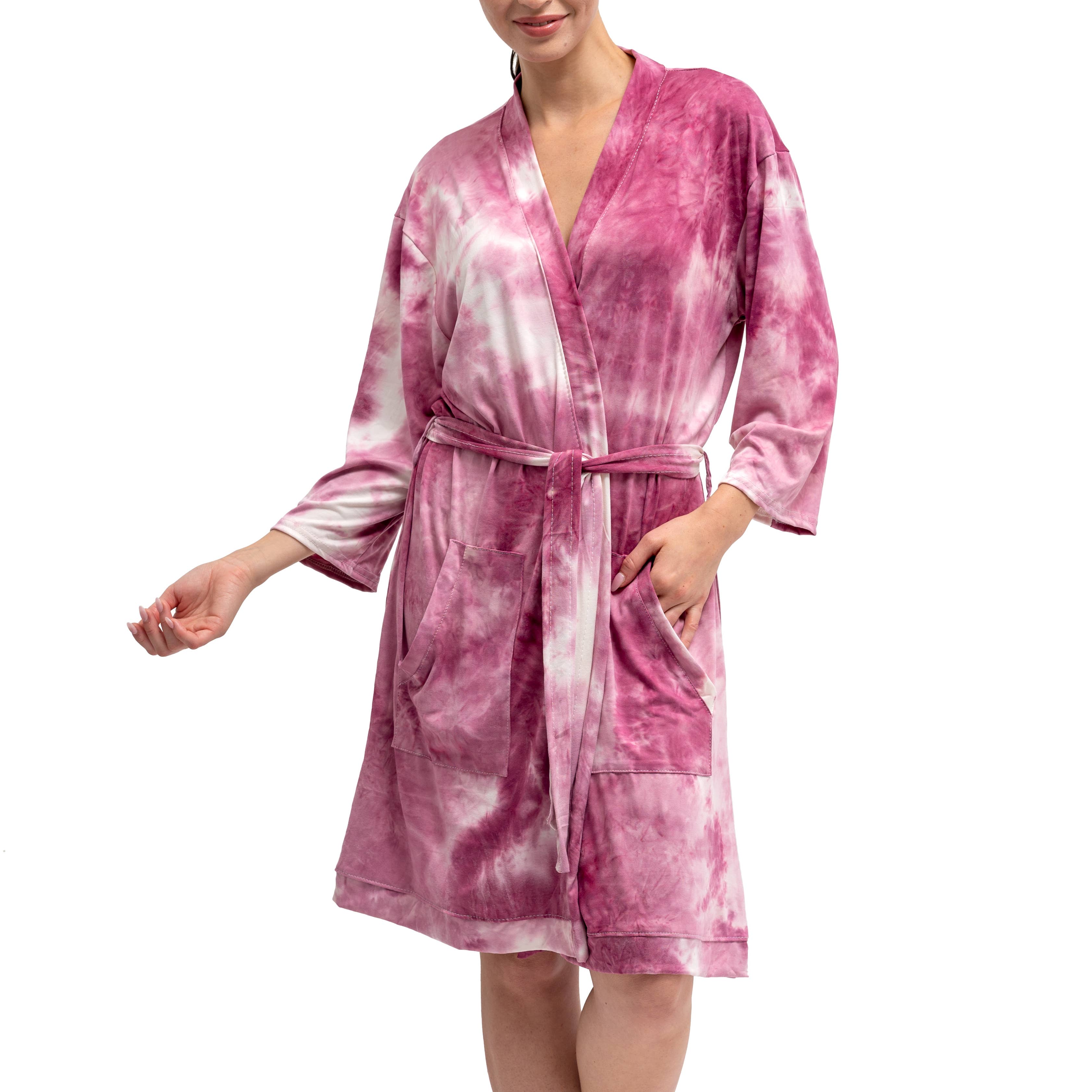 DM Merchandising - Wholesale Robe - Women's - Hello Mello® Dyes The Limit Lounge Robe 2.0 OPEN STOCK0