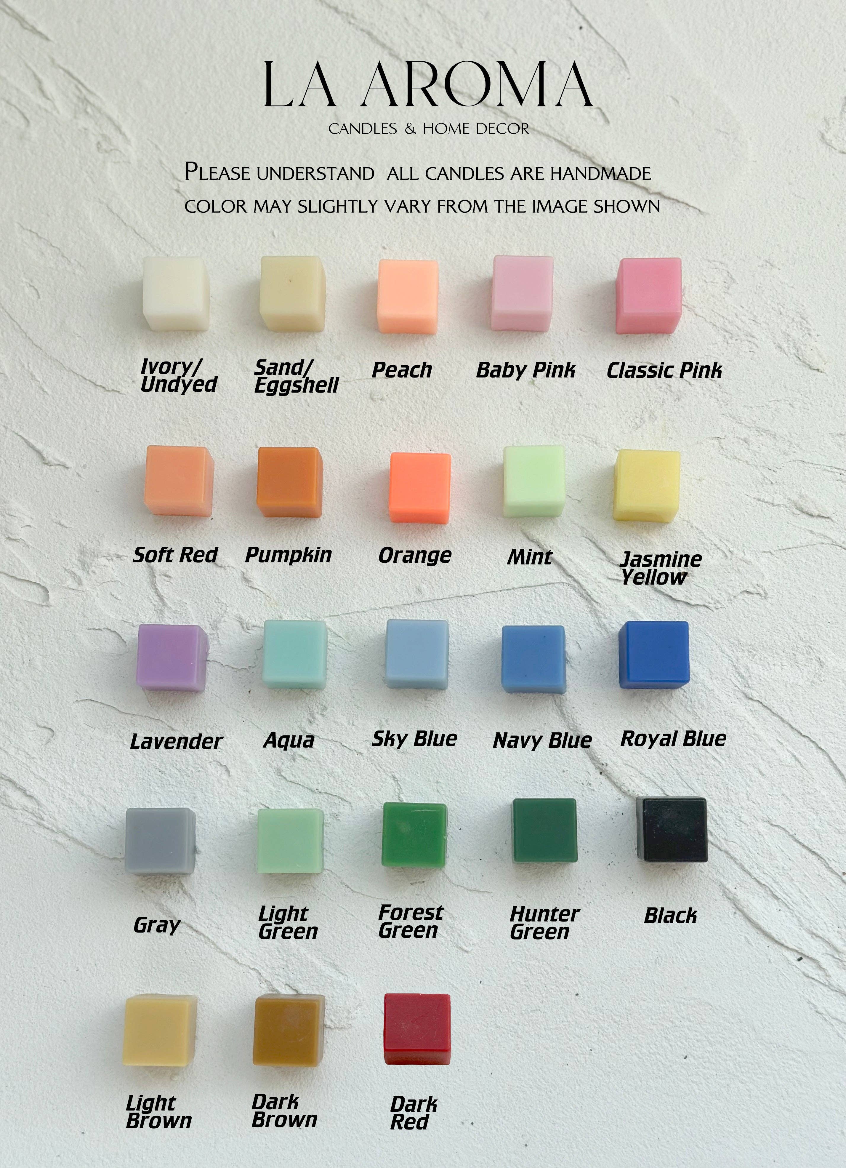 LA AROMA CANDLE CO. - Wholesale Pillar Candle - Decorative Bubble Cube Candles2