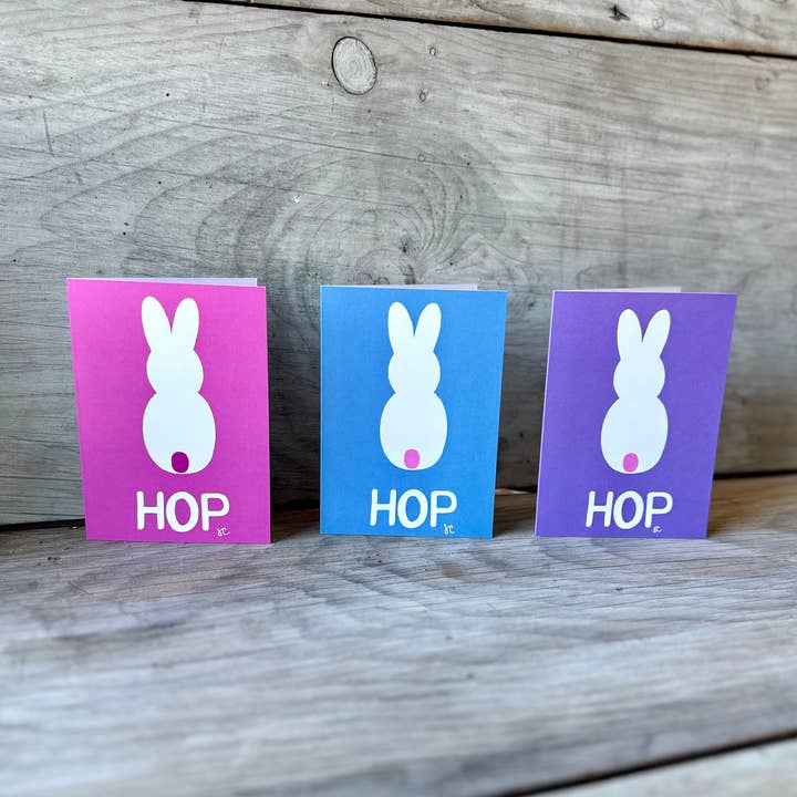 Citrus Daisy - Wholesale Easter Card - Easter Bunny Hop3