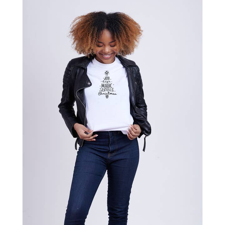 Joy Hope Magic Weihnachtshemd für Damen, Größen S-2XL für den Großhandel von Shine Thrive Grow