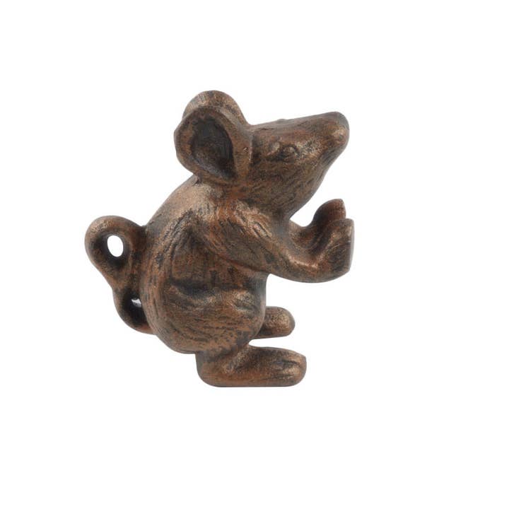 Lot de 2 embouts de souris rustiques en fonte cuivre 5 po pour la vente par Hampton Nautical