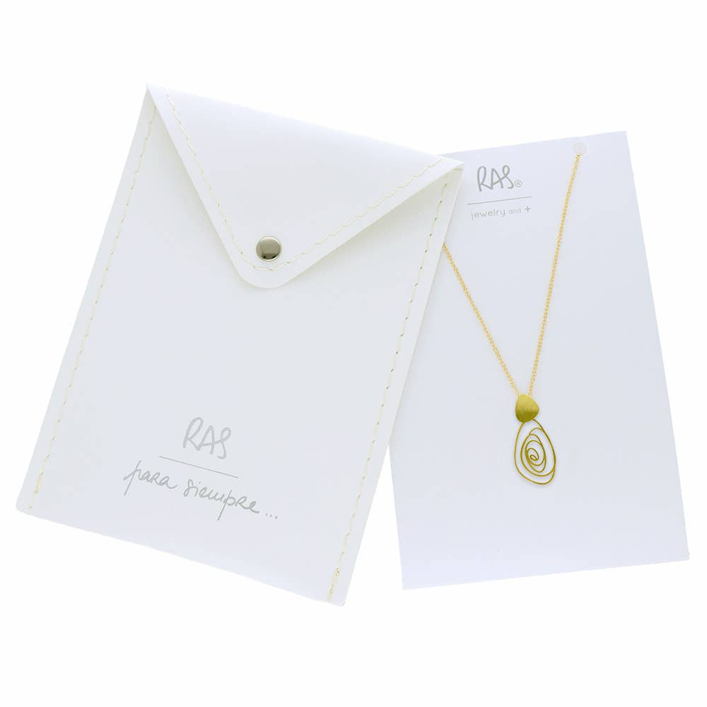 RAS - Wholesale Pendant/Charm Necklace - Moon Love Gold Plated Short Pendant1