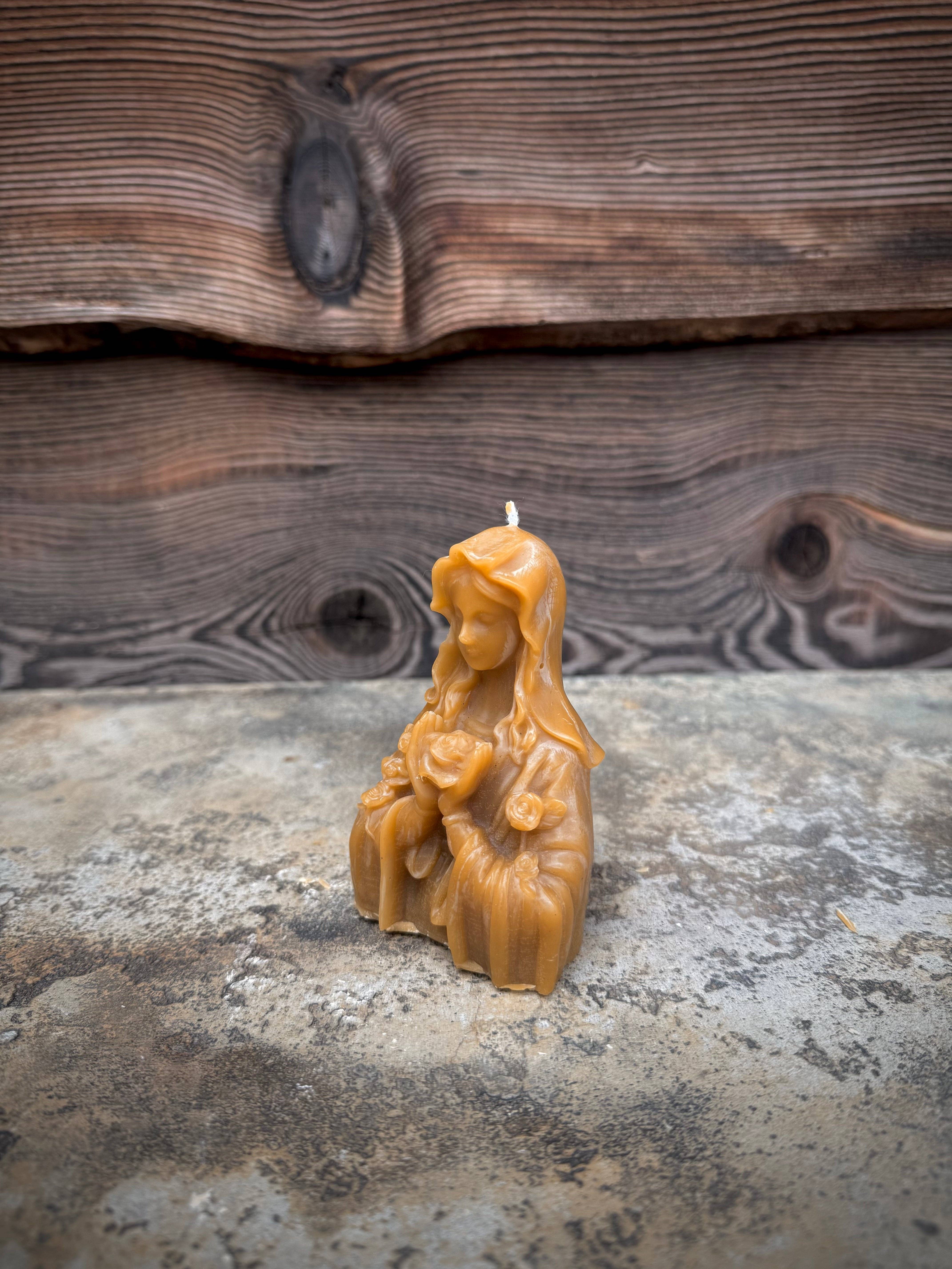 Mother Madre Bees - Wholesale Novelty Candle - The Magdalena — Beeswax Affirmation Candle
3