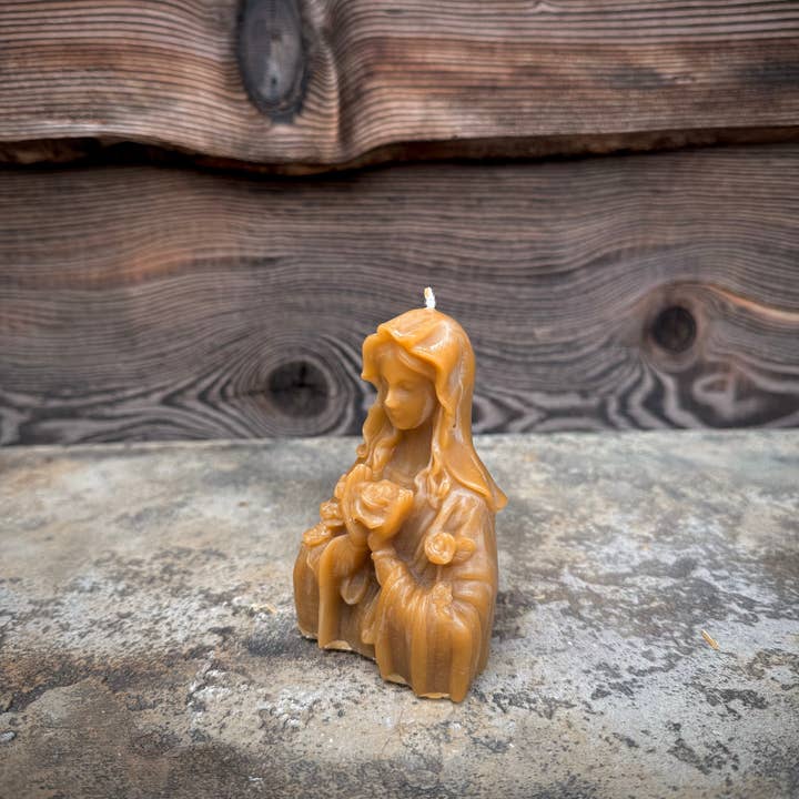 Mother Madre Bees - Wholesale Novelty Candle - The Magdalena — Beeswax Affirmation Candle
3