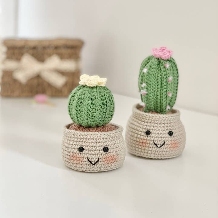 Crochet Cactus Plant Car Dashboard Ornament, Cute Car Decor for wholesale by Anh2 LTD