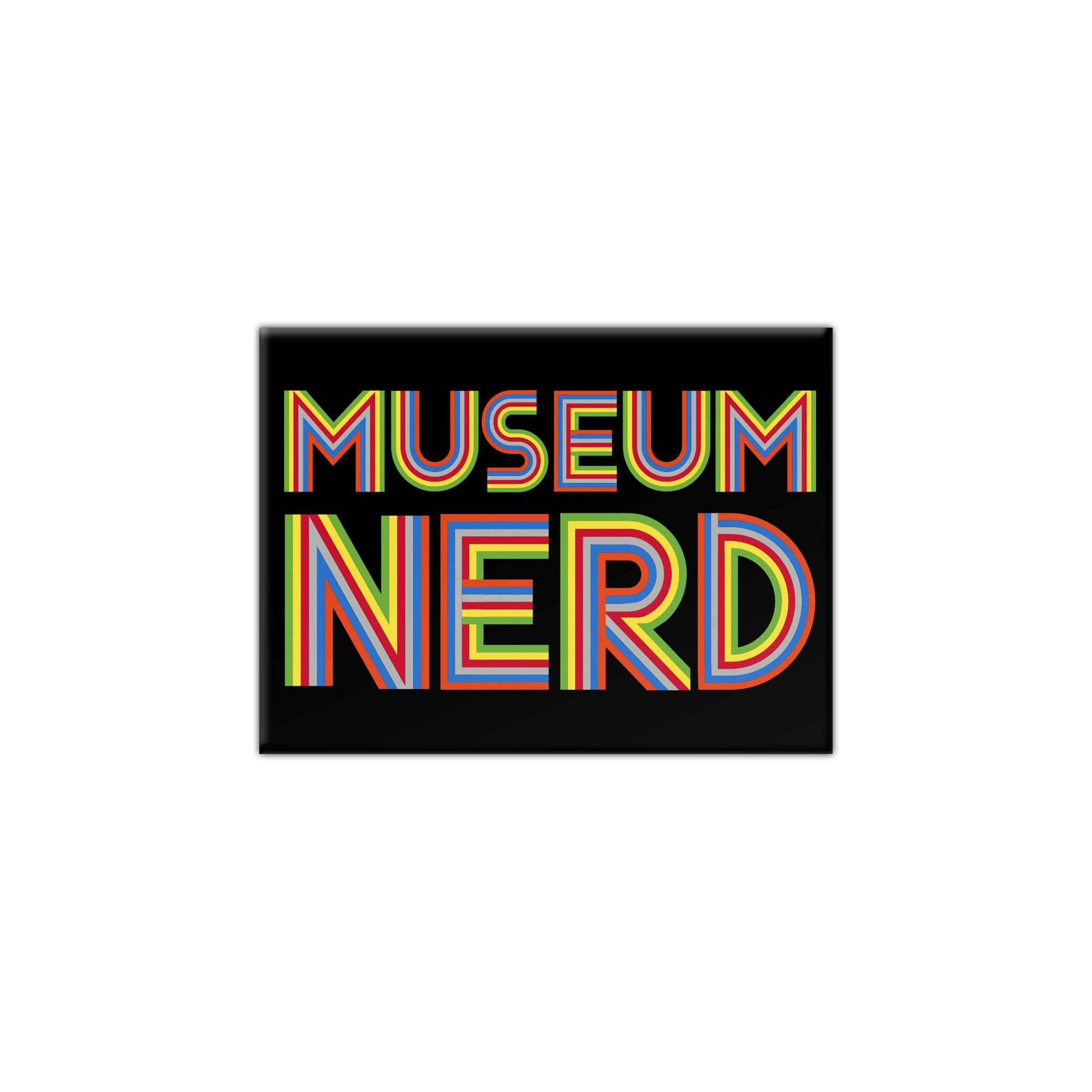 Popcorn Custom Products - Wholesale Magnet - Museum Nerd Classic Black Magnet0