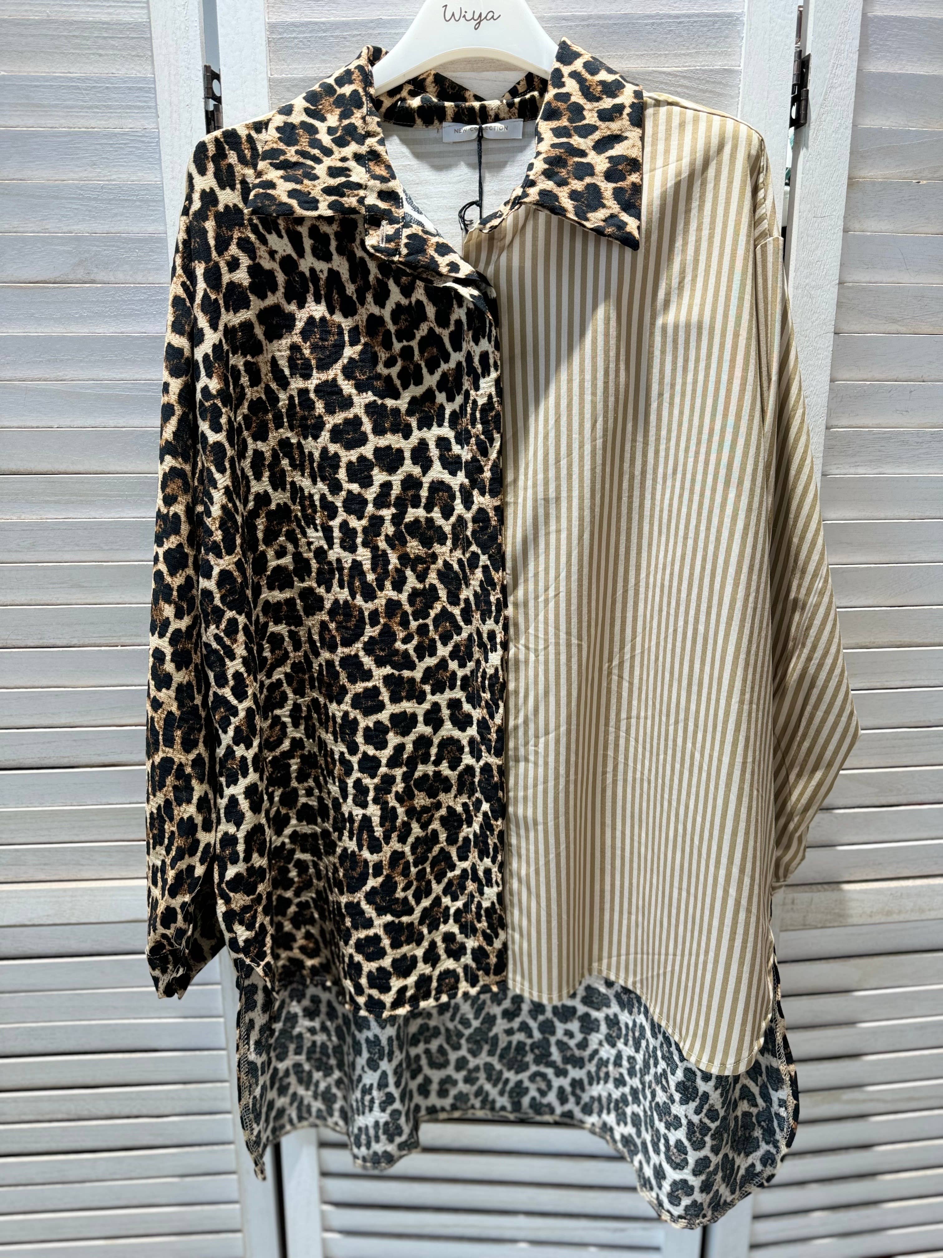 VICTORIA&ISAAC - Wholesale Button Down Shirt - Women's - Printed Long Sleeve Shirt - M188 Bi4