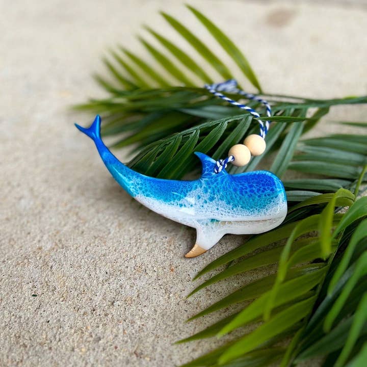 NMinnick Designs - Wholesale Ornament - Whale Shark Ocean Resin Ornament5