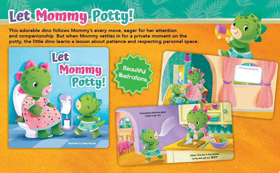 Little Hippo Books - Wholesale Baby & Toddler Book (0-2) - Let Mommy Potty!6
