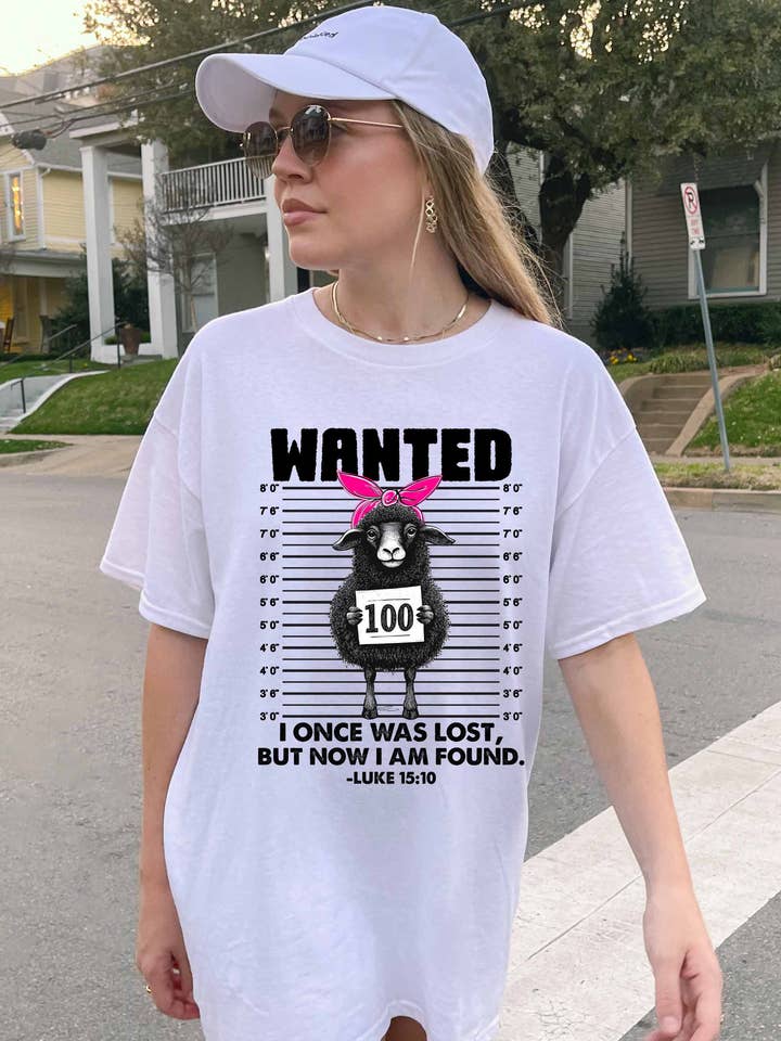 Wanted Unisex Graphic Tee| Q242T for wholesale by Khristee