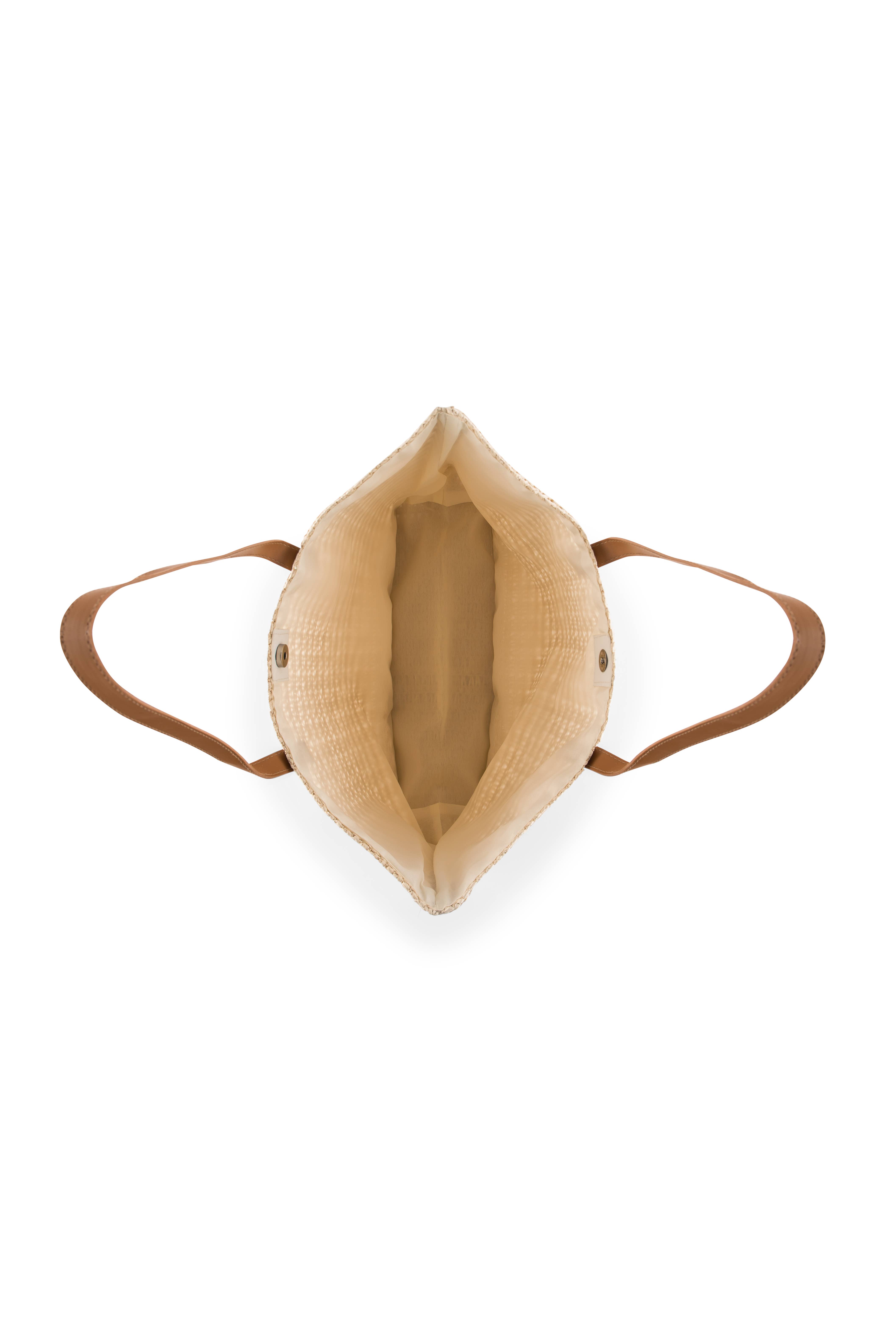 Weddingstar Inc. – wholesale Tote bag – Women's – Extra-Large Woven Straw Tote Bag - Natural2