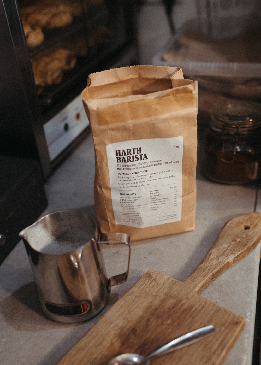 Harth Chocolate - Wholesale Chocolademelk/cacaomix/kit - Harth Classic Barista warme chocolade 51%4