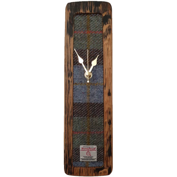 Medium Harris Tweed Wall Clock | C03 for wholesale by LT Creations