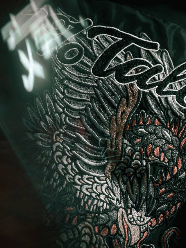 1% Talent - Wholesale Bomber Jacket - Women's - 1%talent Dragon + Eagle Bomber Jacket11