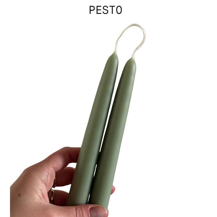 Tiny Hours - Wholesale Tapered candle/candlestick - 9" Hand Dipped Beeswax Taper Candles0