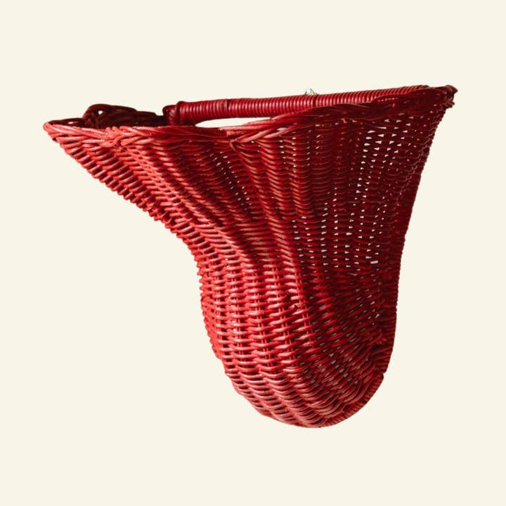 Luna Wall Light Shade, Small Red for wholesale by Hastshilp