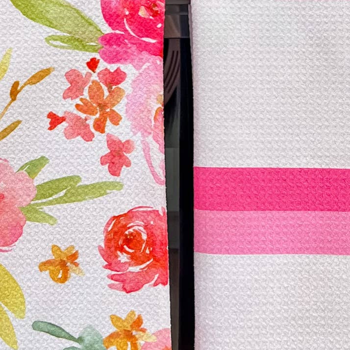 Bloom Towels – wholesale Tea towel – B100 Painted Petals7