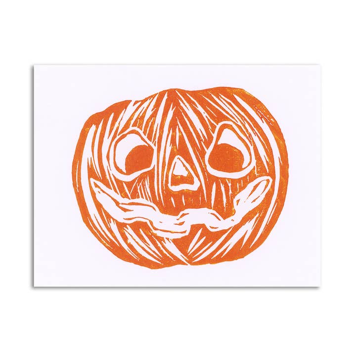 Carte artistique vintage citrouille par Sapphorica Creations pour la vente par Sapphorica Creations