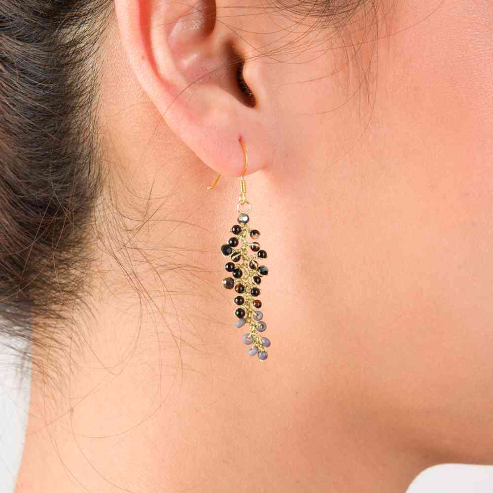 Marquet – Engroshandel Hængeøreringe og creoløreringe – Annie Fair Trade Dingleøreringe - Vinter-/Højtidstil款5