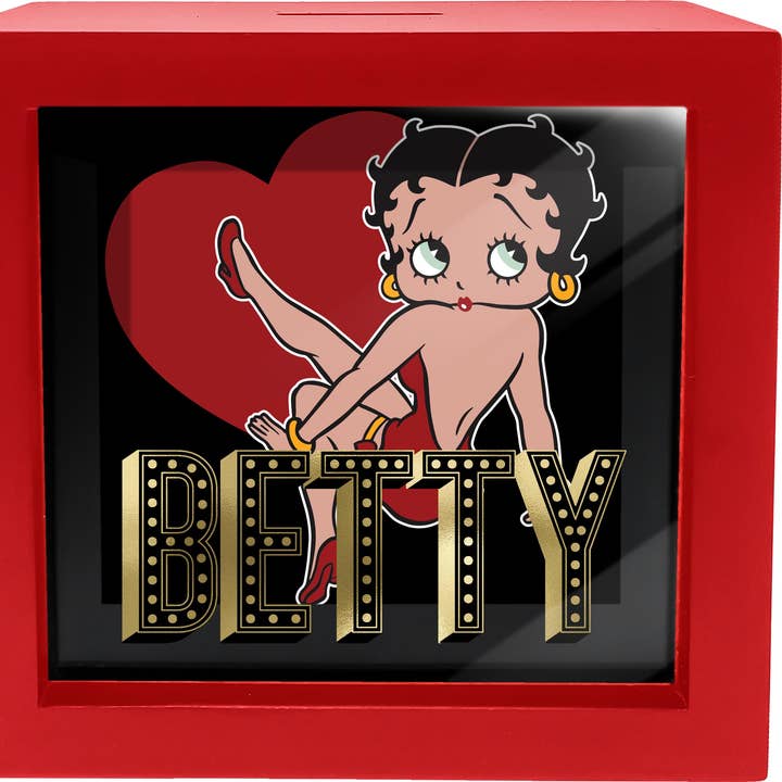 Spoontiques, Inc - Wholesale Money/Piggy Bank - Betty Boop Shadowbox Bank