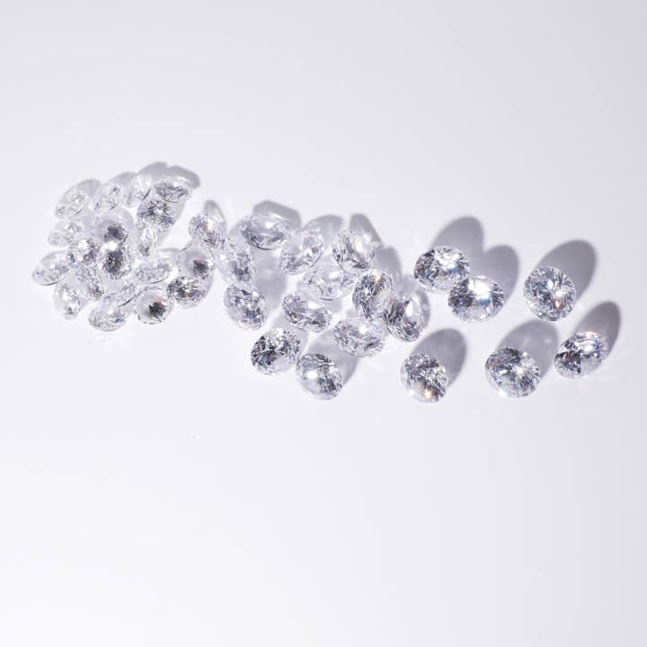 Zircónia Cúbica Branca Perfeita Excelente Corte 5A Pedras Soltas por atacado de Maison Finesse