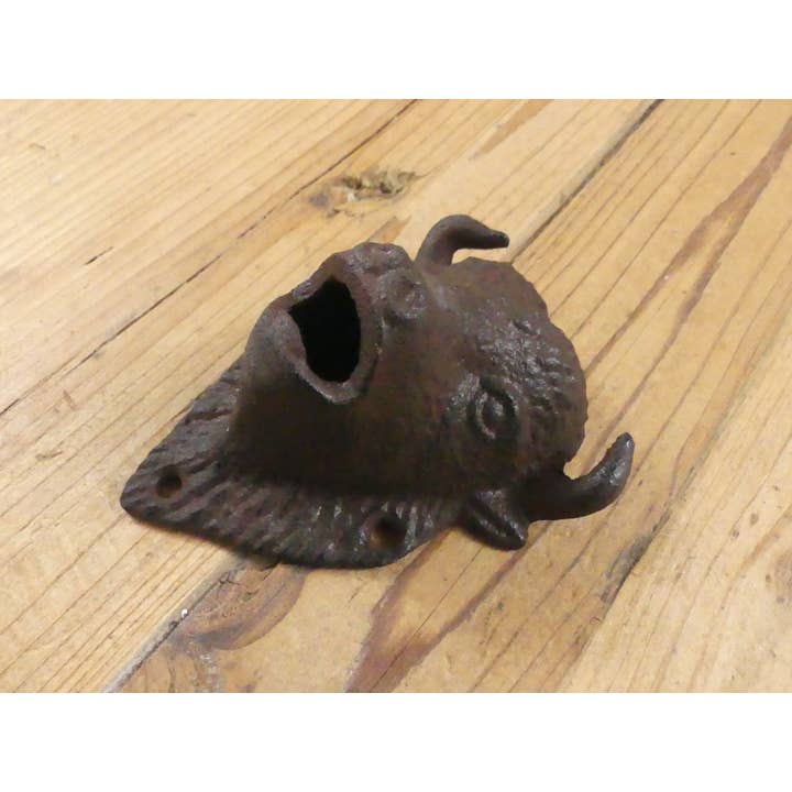 Midwest Craft House - Wholesale Bottle/Wine Opener - CAST IRON BUFFALO HEAD BOTTLE OPENER