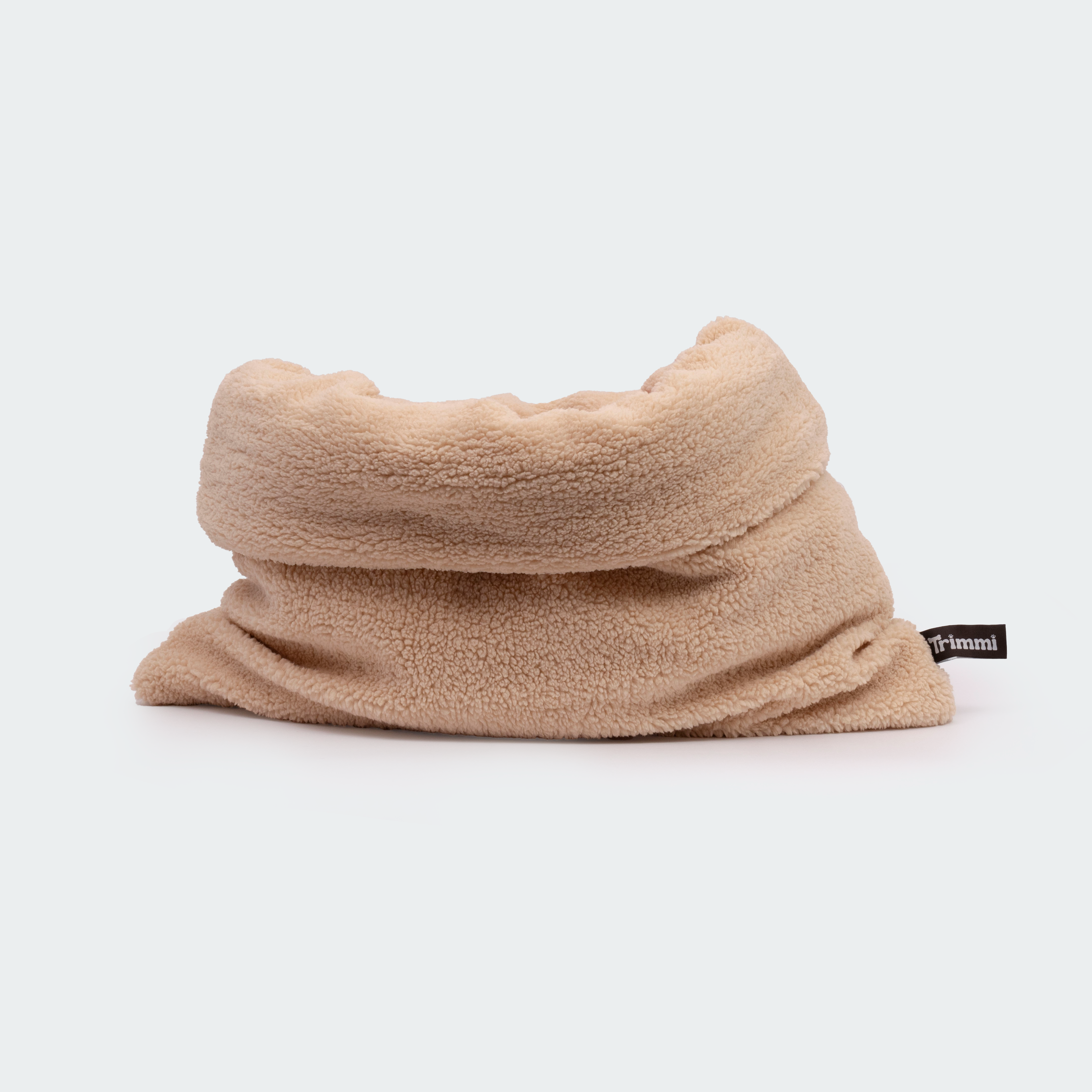 Trimmi – Engroshandel Seng - Hund – Teddy kram sovepose beige0