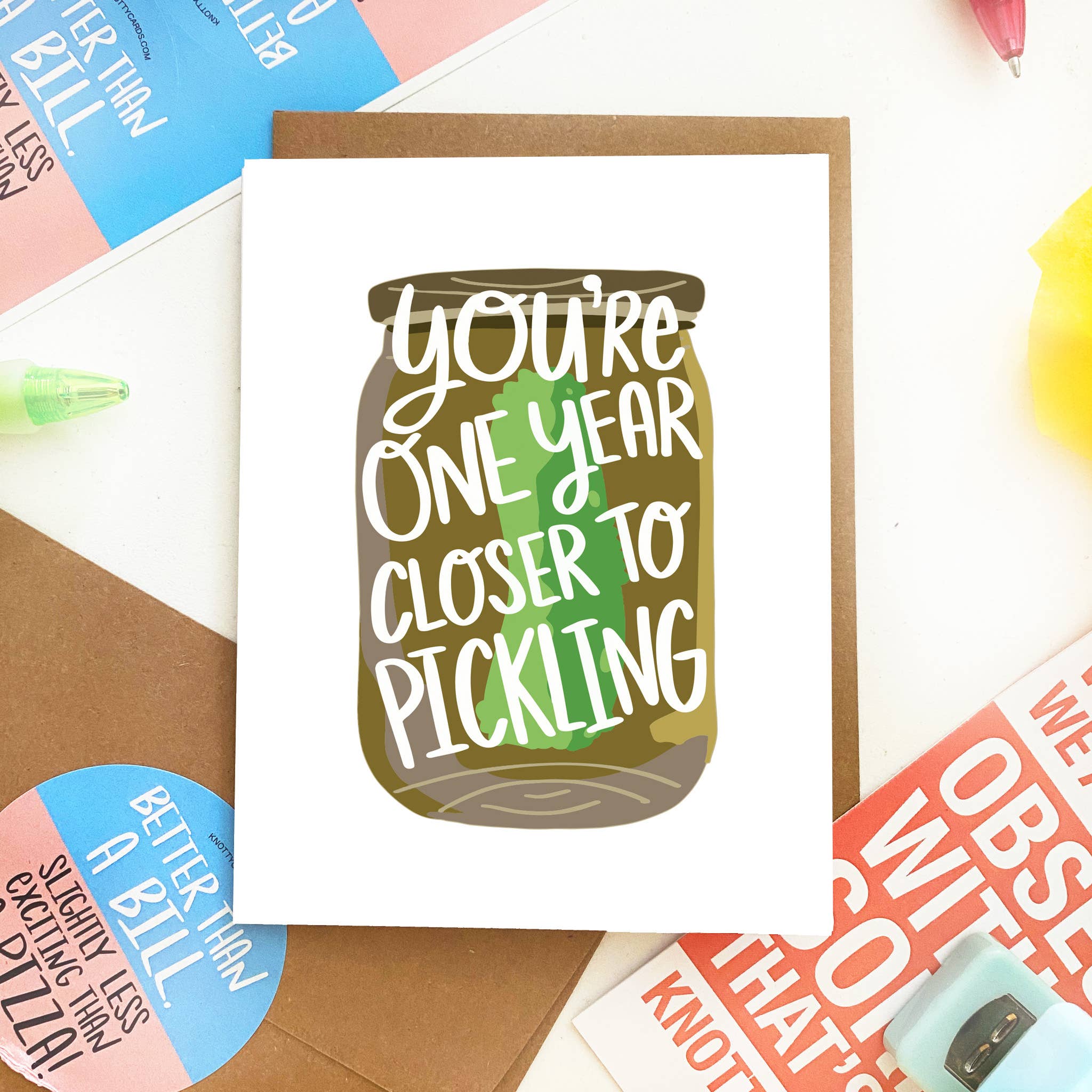 Knotty Cards - Wholesale Birthday Card - Pickling1