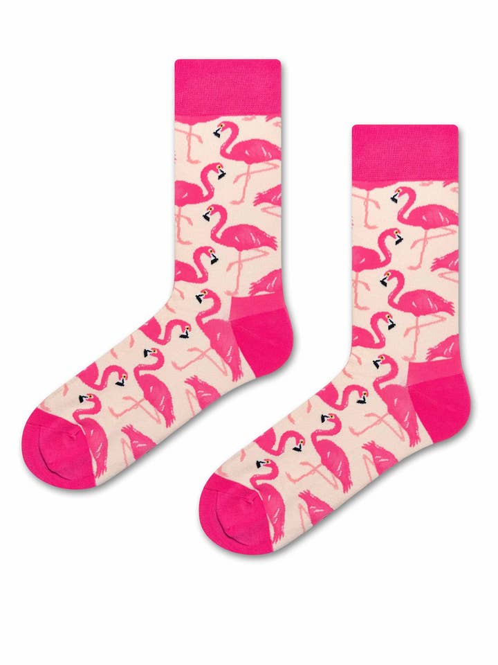 Chaussettes élégantes flamants roses 🦩💖 pour la vente par Marc JoJo