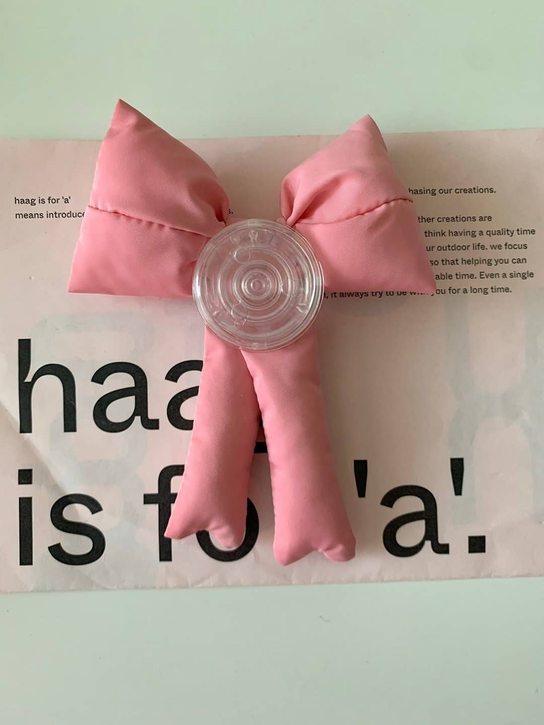 MOND HAUS - Wholesale Phone Grip - Linda Phone Holder | Puffy Ribbon Charm Smartphone Griptok 2