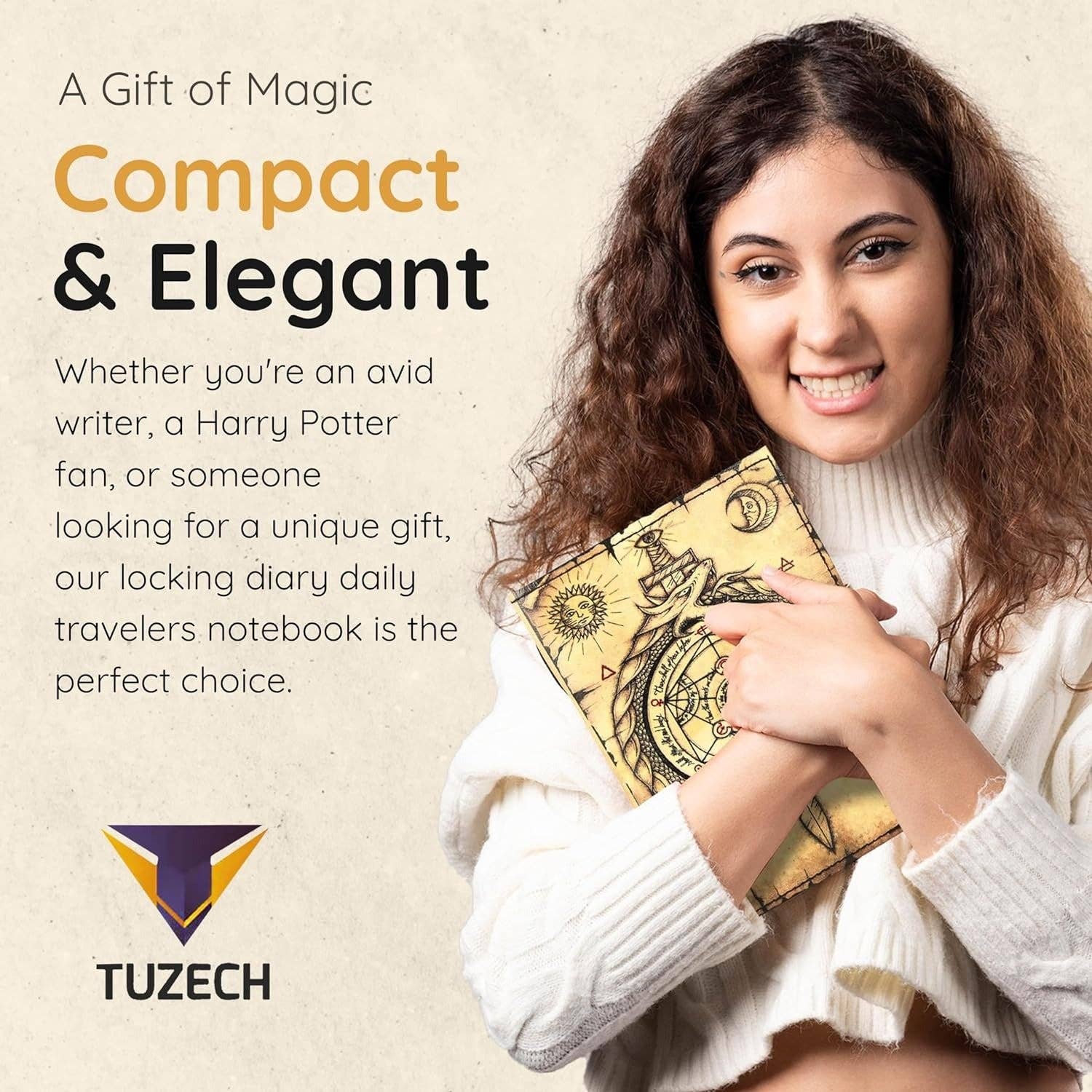 Tuzech Leather – wholesale Journal och dagbok – TUZECH läderklätt anteckningsbok med grimoirestil och ojämna kanter för män och kvinnor46