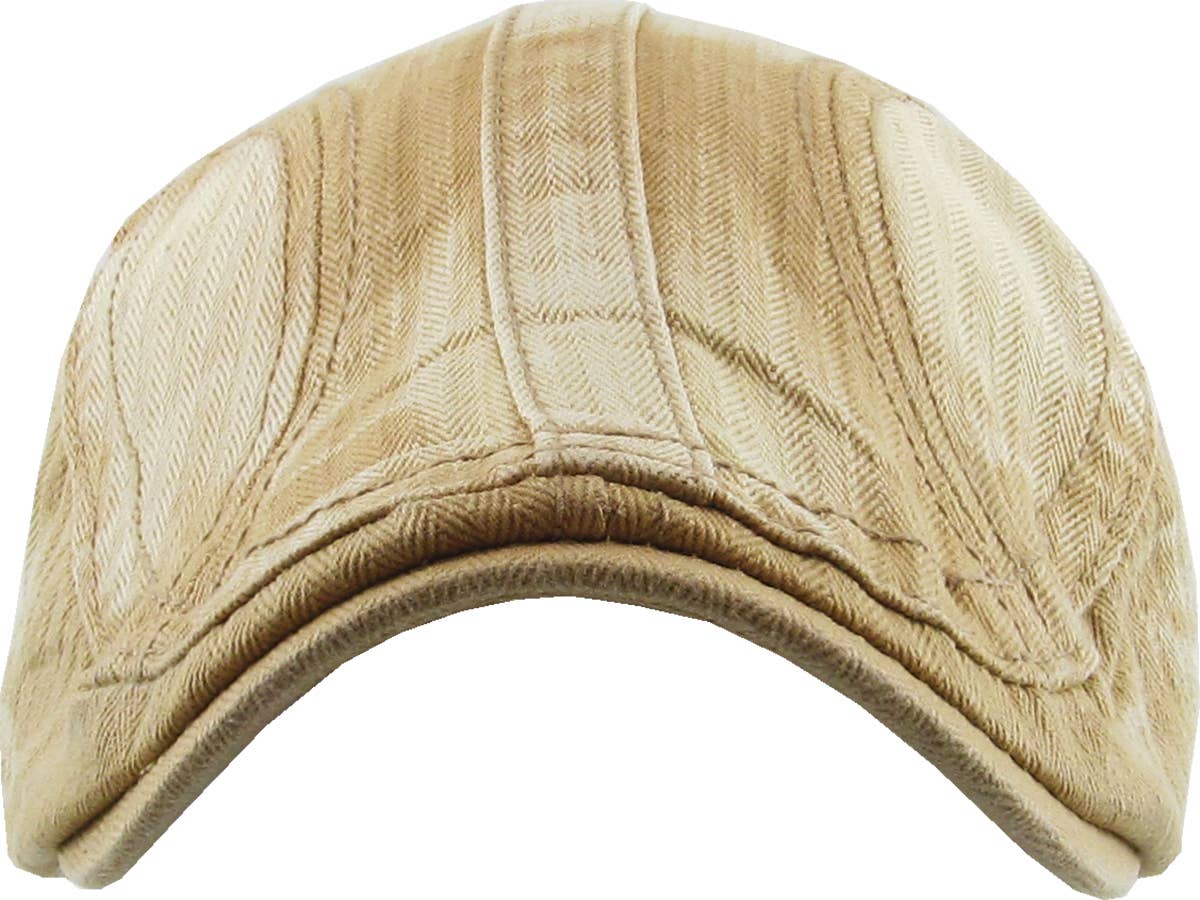 KBETHOS - Wholesale Newsboy/Schoolboy Hat - Men's - CLASSIC WASHED NEWSBOY IVY16