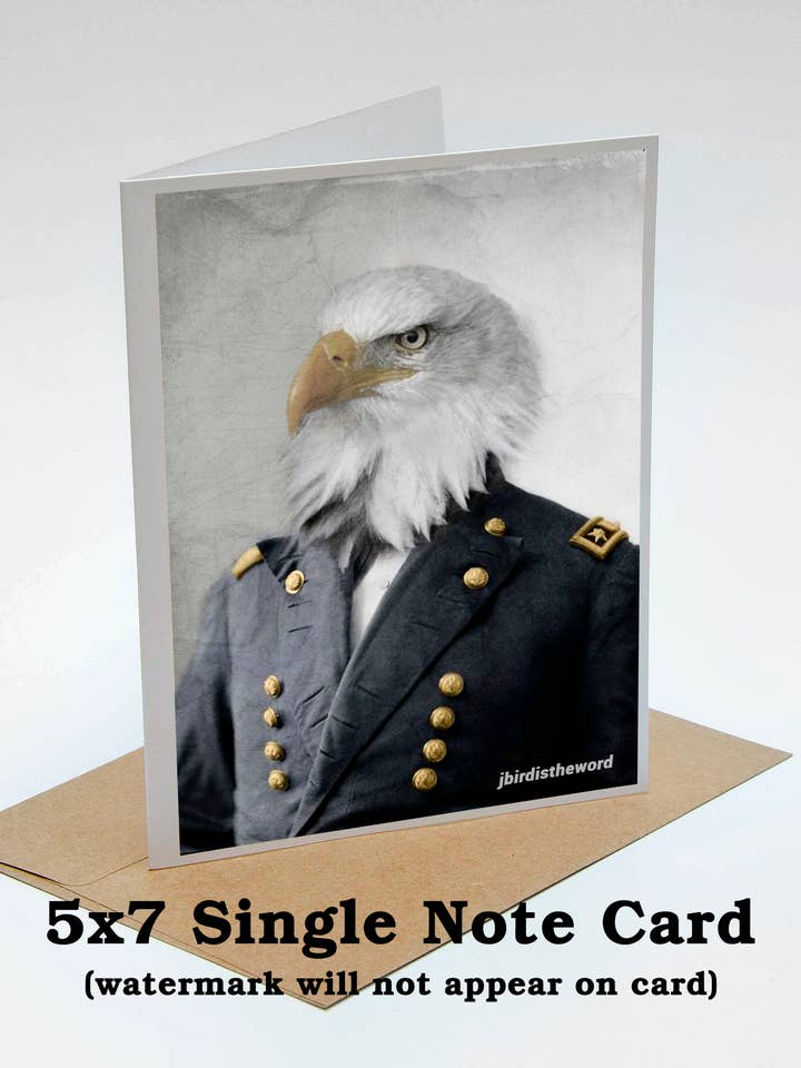 Eagle Note Card Patriotic Americana Civil War History Buff for wholesale by The Wild Oddisorium