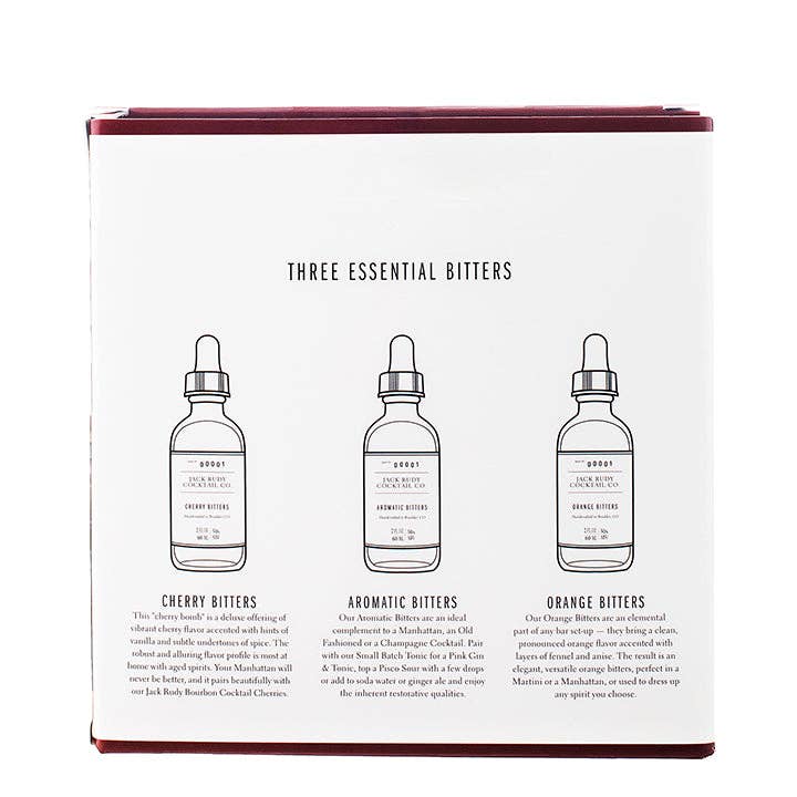 Jack Rudy Cocktail Co. - Wholesale Bitters - Dark & Rich Bitters Trio - Case of 121