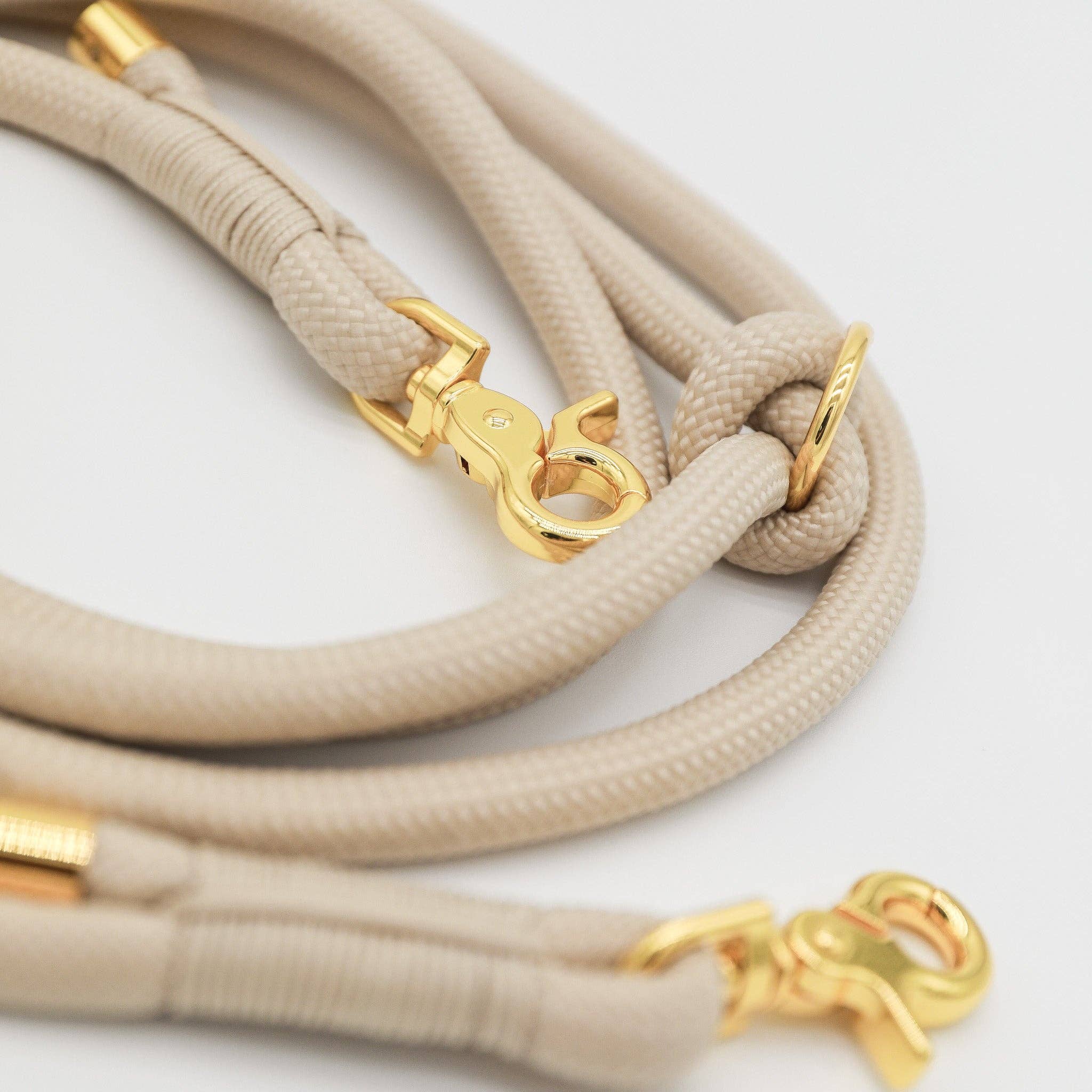 Cavology - Wholesale Pet Leash - Dog - Hands Free Braided Rope Leash - Vanilla Cream2