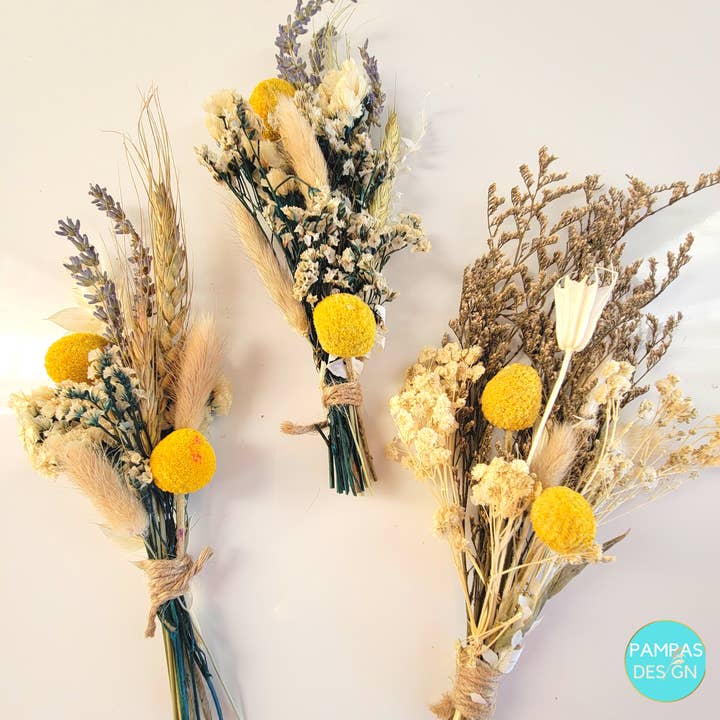 Wildflower Mini bouquet Cottagecore Decor, Preserved Bouquet for wholesale by Pampas Design