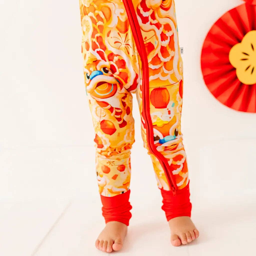 Dreambly Me - Wholesale Sleepsuit - Baby - Lion Dancers Convertible Baby Pajama6