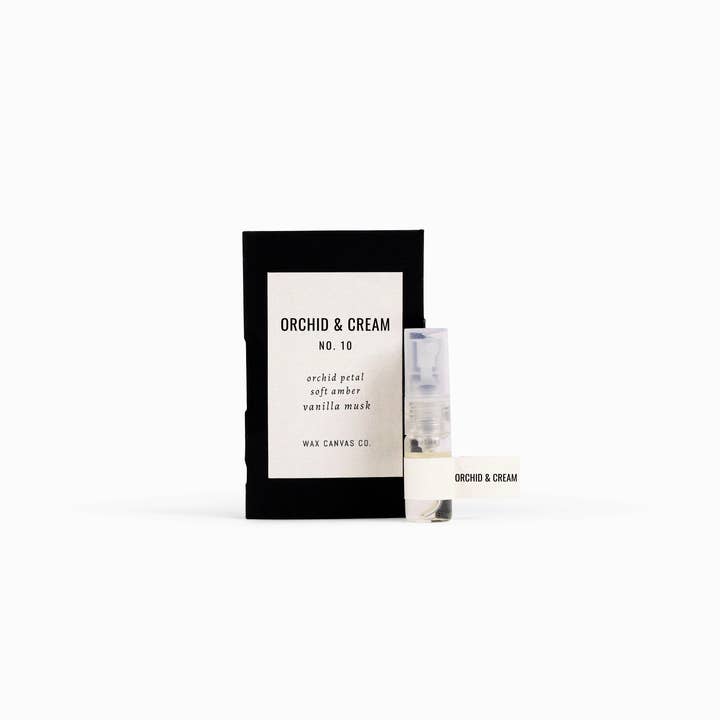 Orchid & Cream Perfume Sample for wholesale by Wax Canvas Co.