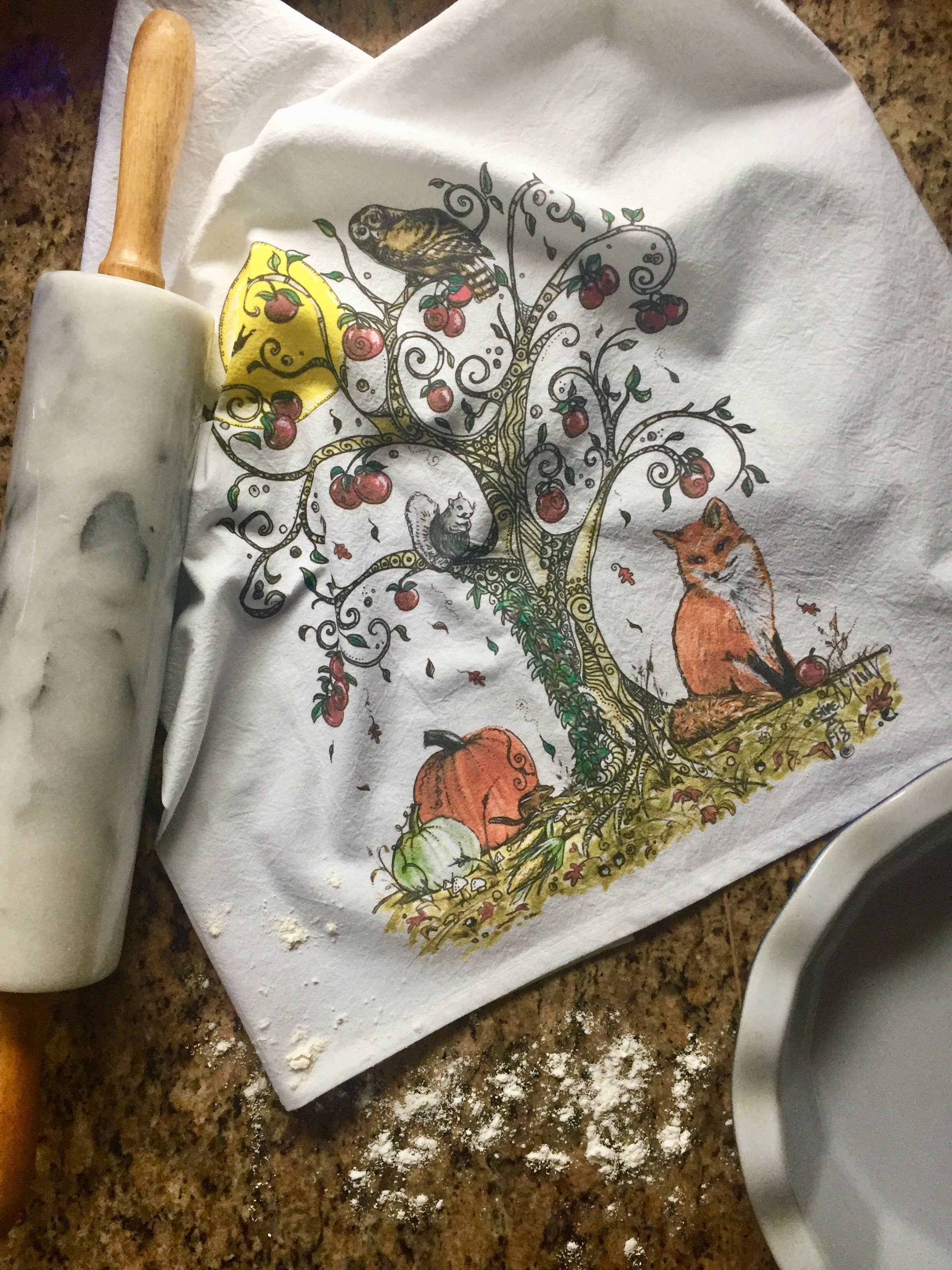 Give A Fig - Wholesale Tea Towel - Tree of Life Tea Towel1