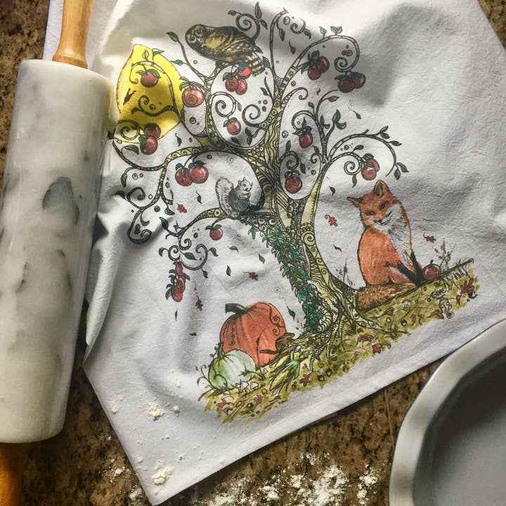 Give A Fig - Wholesale Tea Towel - Tree of Life Tea Towel1