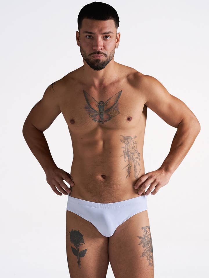 TEAMM8 Standaard Zwemslip - Wit voor wholesale door TEAMM8