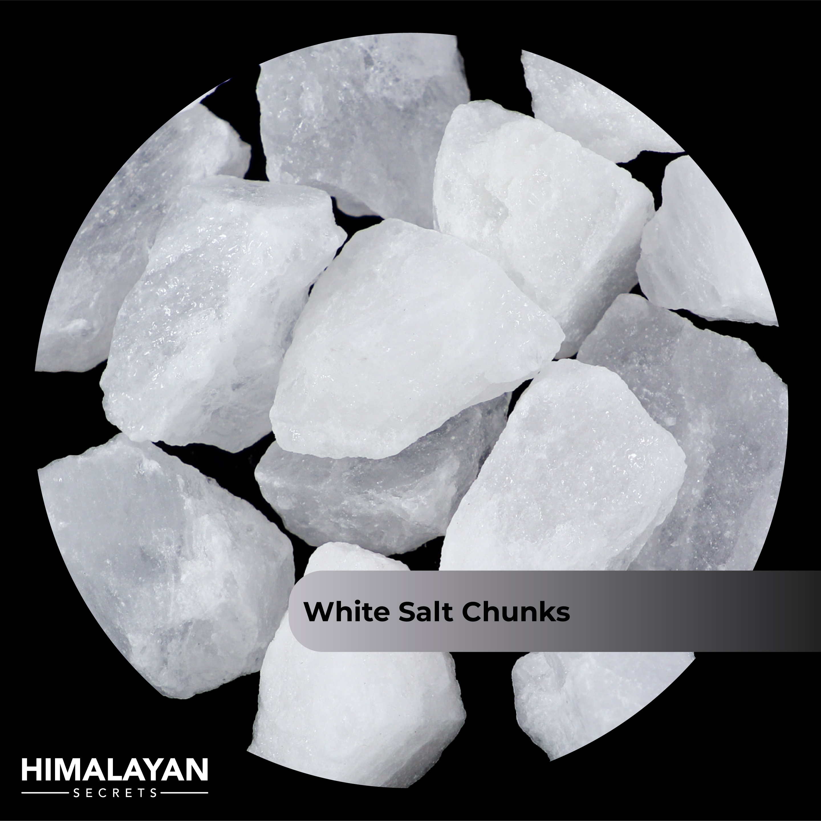 Himalayan Secrets - Wholesale Salt - 44 Lbs Edible Himalayan White Salt 60-90g CHUNKS0