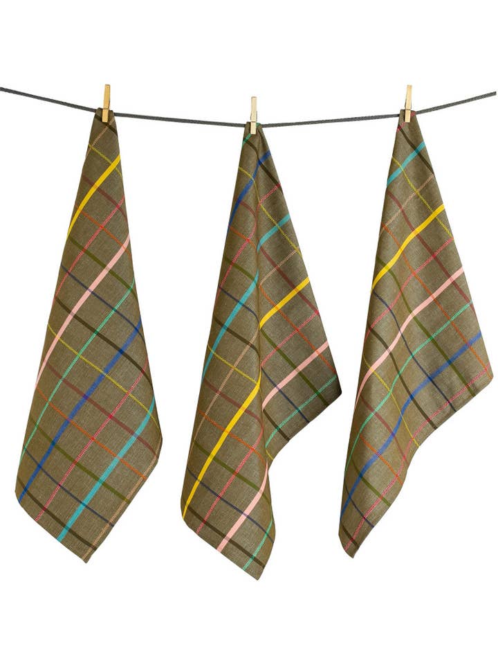 Elisabeth Cottage Tea Towel for wholesale by Tissage de Luz