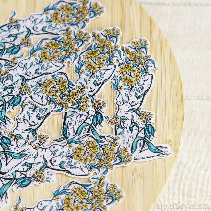 Marcy Ellis - Wholesale Sticker - Sticker - Anemone Sister 3