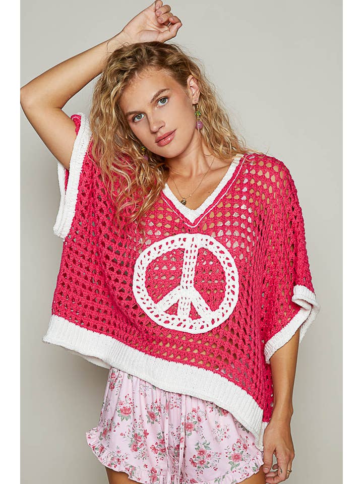 Pol Clothing - Wholesale Shorts - Women's - Floral pattern ruffle detail knit short pants