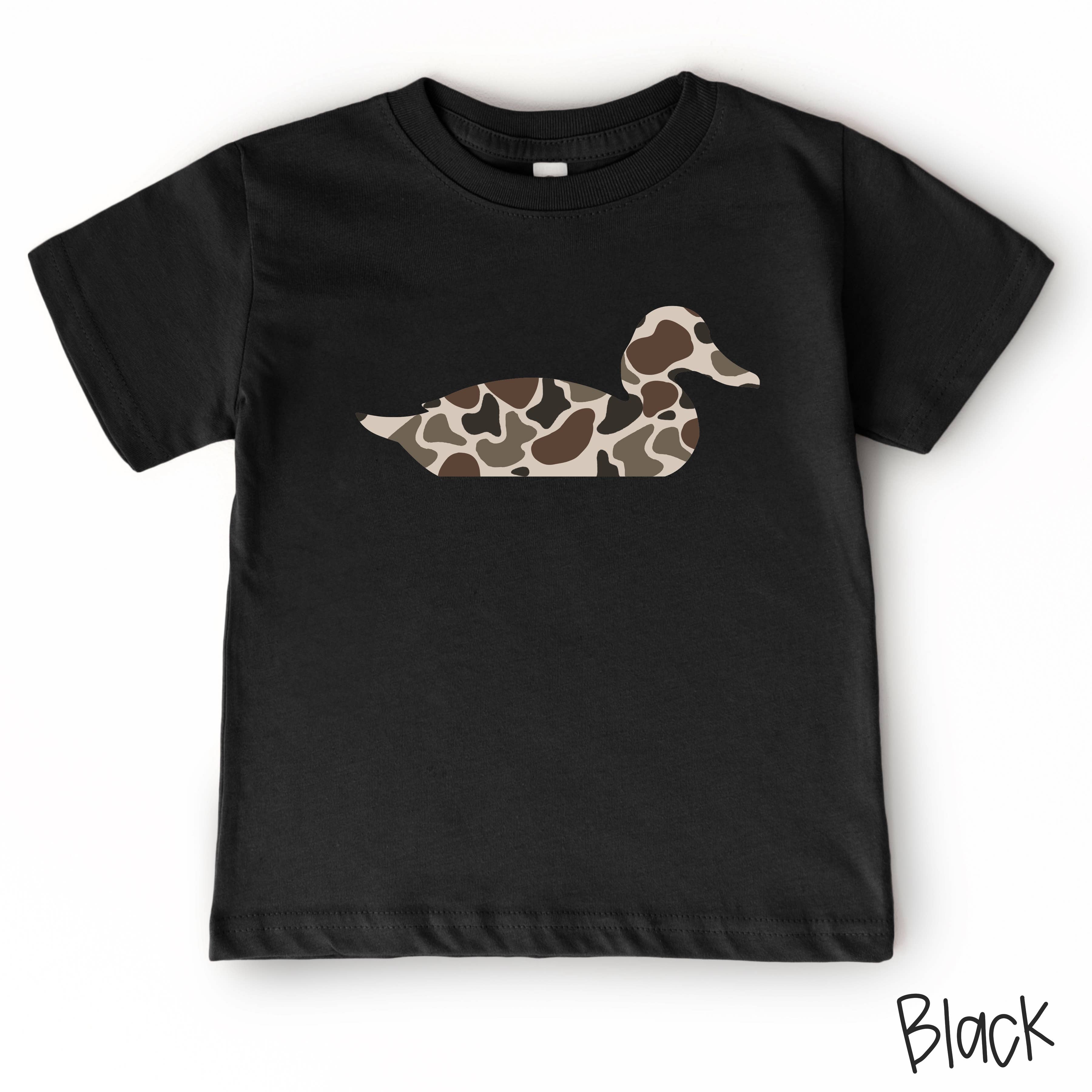 Painted Skies - Wholesale Screen Printed T-Shirt - Kids - Camo Duck Hunting Boy Toddler Tee6