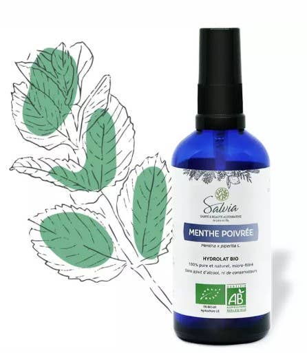 Salvia - Wholesale Face & Body Mist/Water - Peppermint - Organic hydrosol - 100 ml0